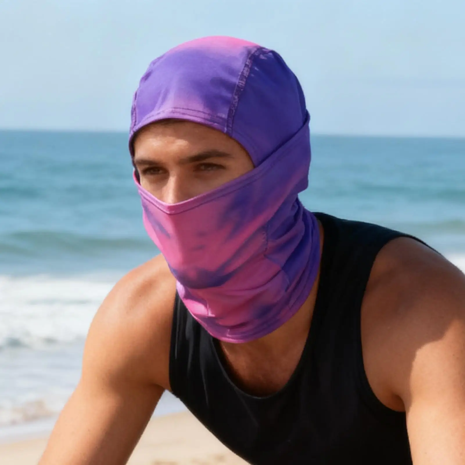 

Thermal Color Changing Face Cover Eye Catching UV Protection Breathable Sun Cover For Cycling For Men Women Family Friends