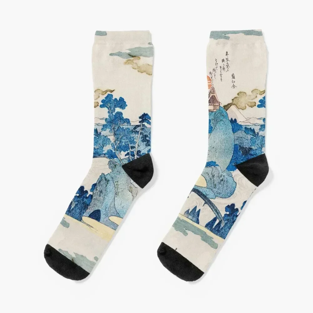

Fuji no Yukei by Utagawa Kuniyoshi Socks Stockings custom designer brand cool Men Socks Luxury Brand Women's