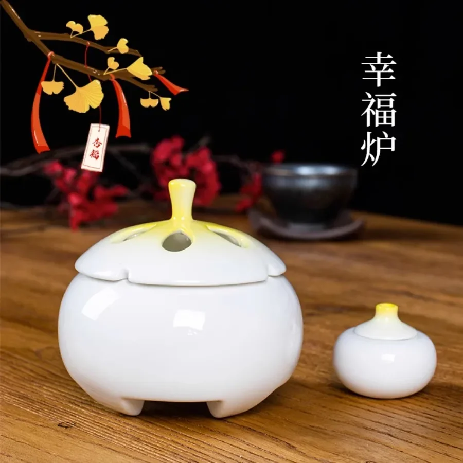 

Ornament Incense Burner Decoration Ceramic Electric Oriental Incense Burner Modern Chinese Minimalistic Porte Encens Home Decor