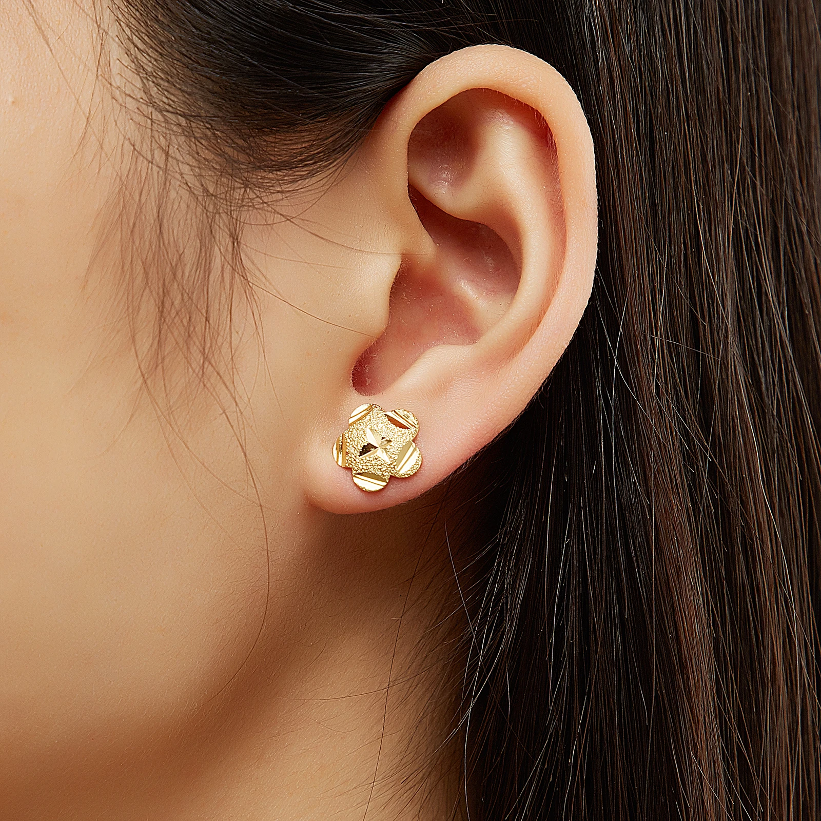 YTJX Niedliche Kleine Ohrstecker 18K Vergoldet Dünne Blumen-Piercing-Ohrringe für Frauen Täglicher Schmuck 2026 Trendiger Dropshipping-Artikel – Detail 7