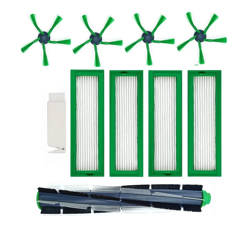 Replacement Roller Brush Side Brushes HEPA Filter For Vorwerk Kobold VR200 VR300 Robot Vacuum Cleaner Accessories