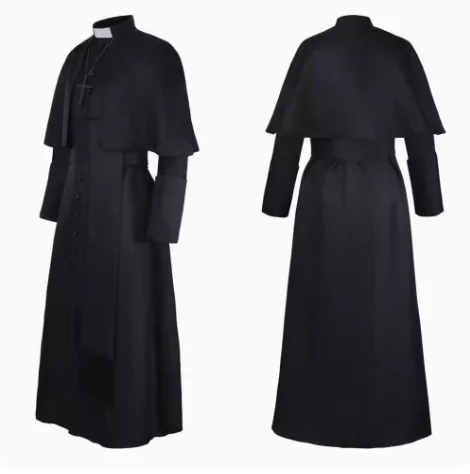 

Halloween Cosplay Male Pastor Stage Performance Costumes