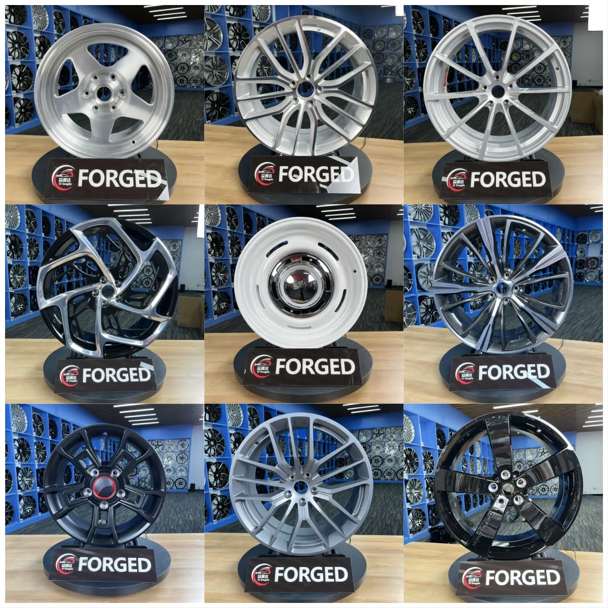 Custom Luxury 5x112 5x114.3 5x120 Replica BBS FI-R Forged Alloy Racing Car Wheel 5 Hole Silver Monoblock Passenger Car Wheel