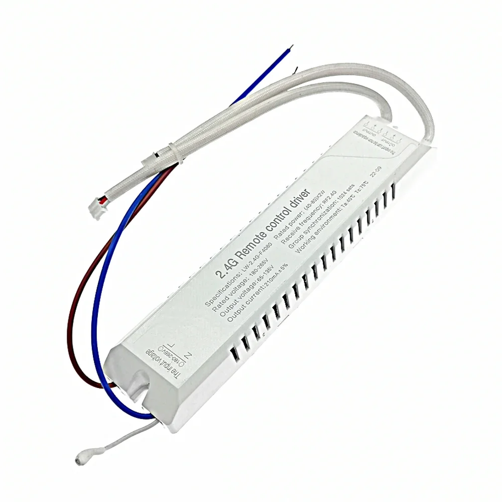 Trasformatori di luce driver LED 20W-80W-120W x2 210mACon 2.4G RF Colore remoto variabile Dimmerabile per lampada da soffitto Accessori fai da te