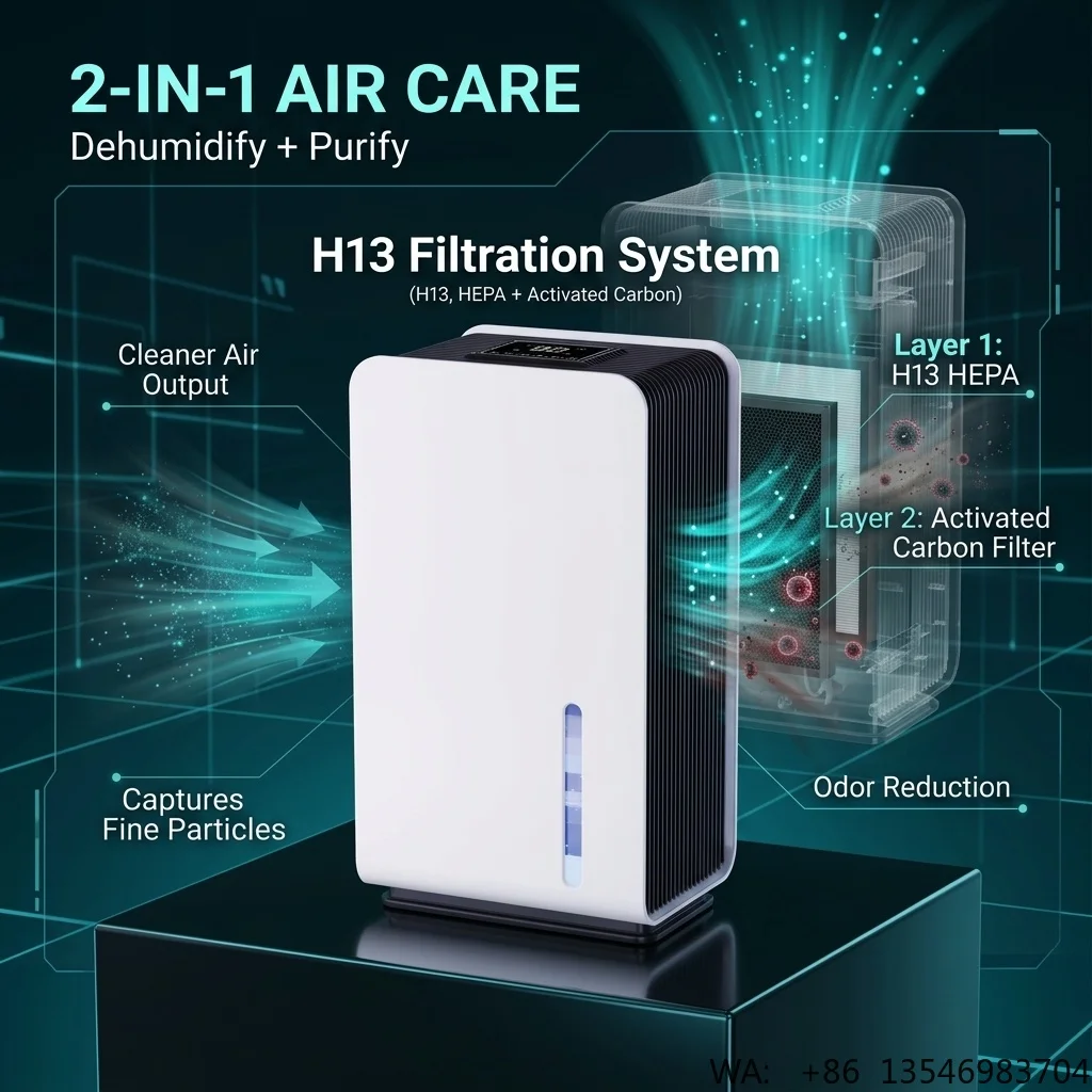 3.2L air purifier with dehumidifier Multi -function Home Use peltier dehumidifier  on Sale for global Market