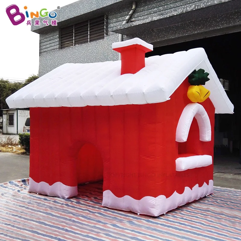 Various Inflatable Christmas House Inflatable Christmas Building Decoration Blow Up House For Christmas Display/Promotion