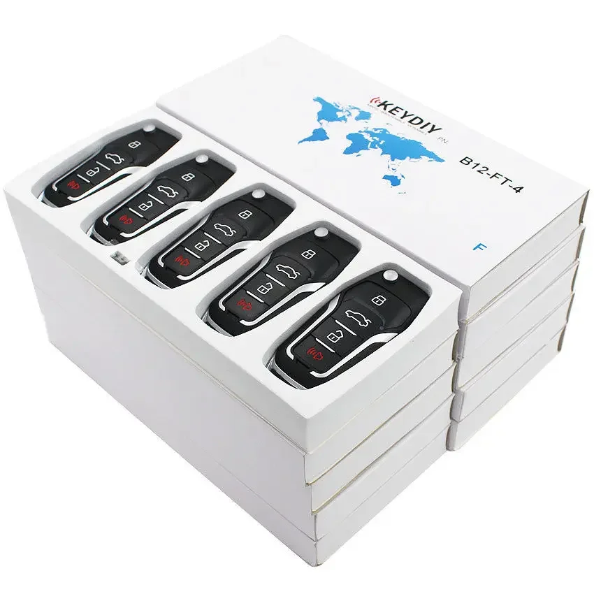 5 قطعة Keydiy KD B12 العالمي مفتاح بعيد 3 زر مفتاح تحكم عن بعد B12-3/4 4 أزرار ل KD-x2 KD900 KD Mini لفورد ستايل