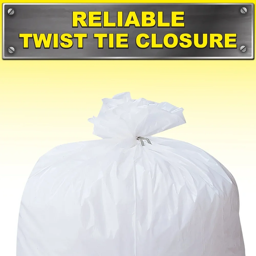 

Heavy Duty Compactor Trash Bags 20 Gallon 20 Count Odor Control Twist Tie Closure Fresh Scent Large Durable Garbage Bags