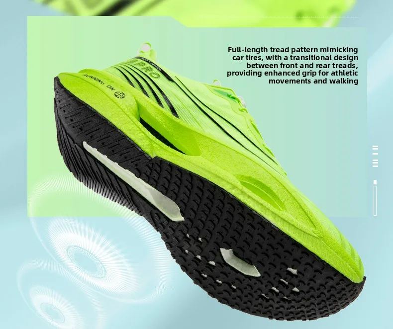 Herren-Sportschuhe, Laufschuhe mit Carbonplatte, Marathon-Sneaker für Herren, Rennschuhe, stoßdämpfende Sportschuhe für Damen. – Detail 14