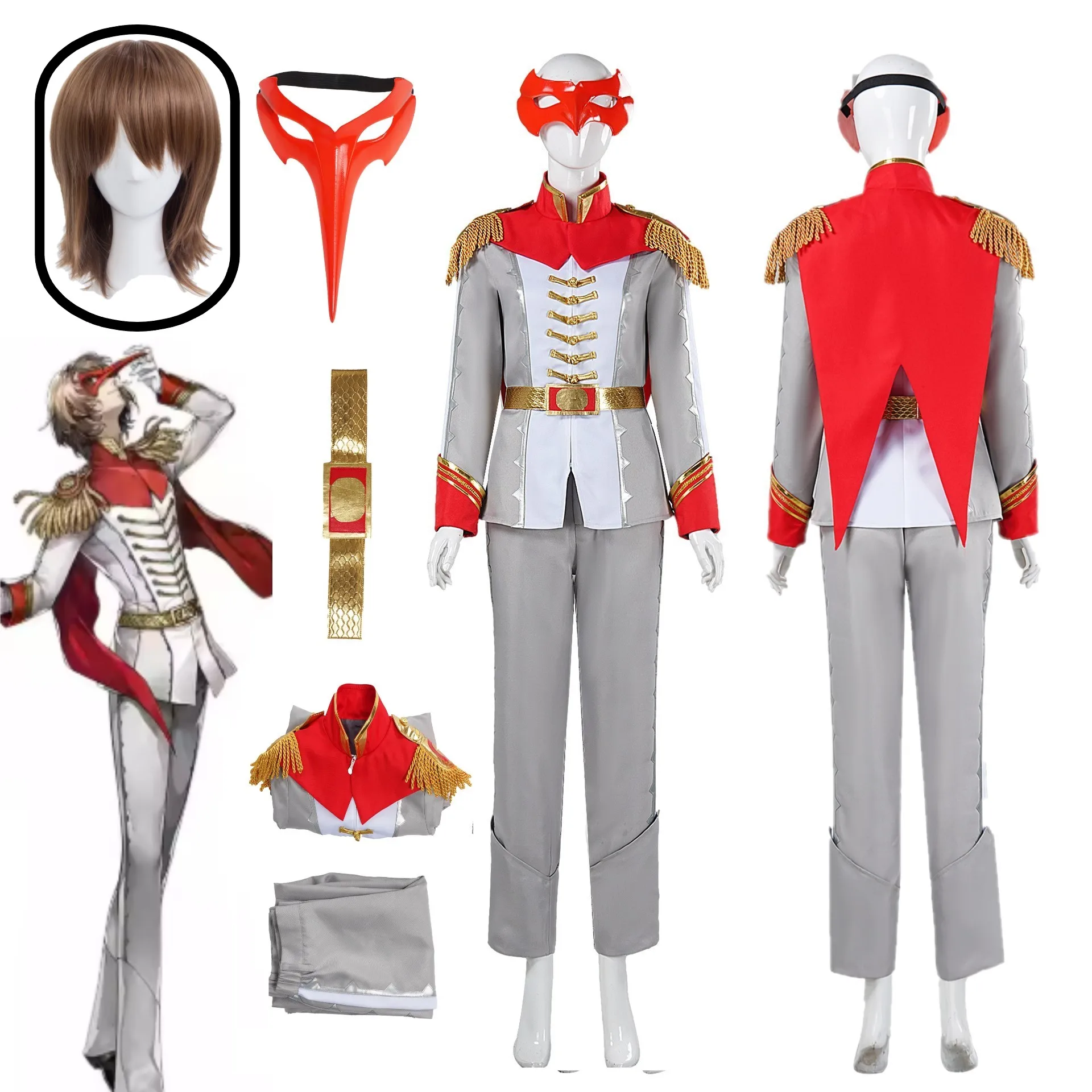 Akechi Goro Косплей Костюм Игра