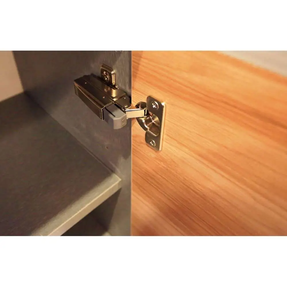 Hardware Straight Arm Adjustable Wardrobe Cupboard Full Overlay Hinge Hinge buffer damper Buffer hinge Automatically