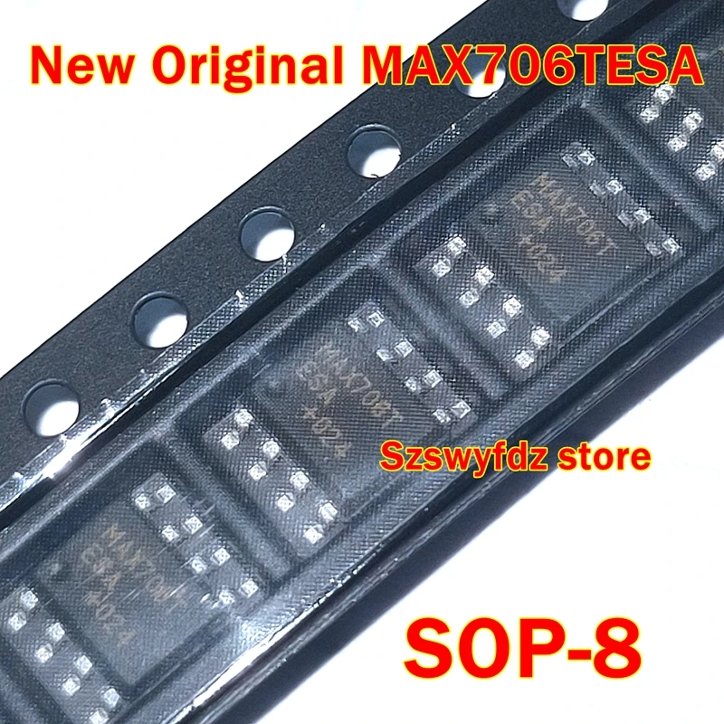 MAX706TESA MAX706T SOP-8 Новый оригинальный от 1 до 100 шт. + 3 В для мониторинга напряжения, недорогая, удовороченная схема レP