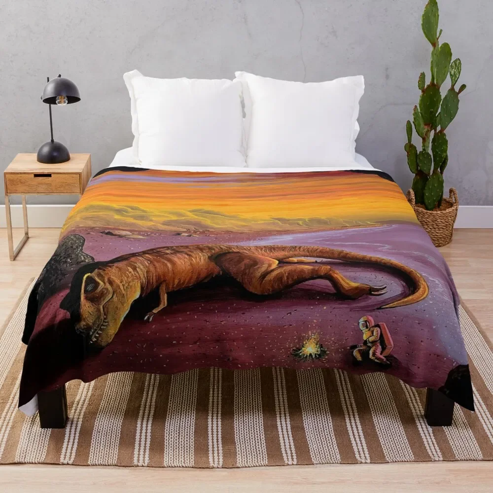 

Rex and Relaxation Throw Blanket Warm Comfortable Blanket Gift for Parents Friends