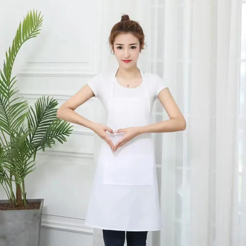 paintinWork clothes anti-pigment apron supermarket fruit shop Internet cafe waiter chef milk tea shop hanging neck apron