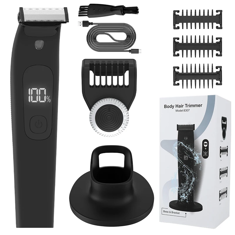

Body hair trimmer USb waterproof digital display men's electric shaver women's underarm private parts trimmer