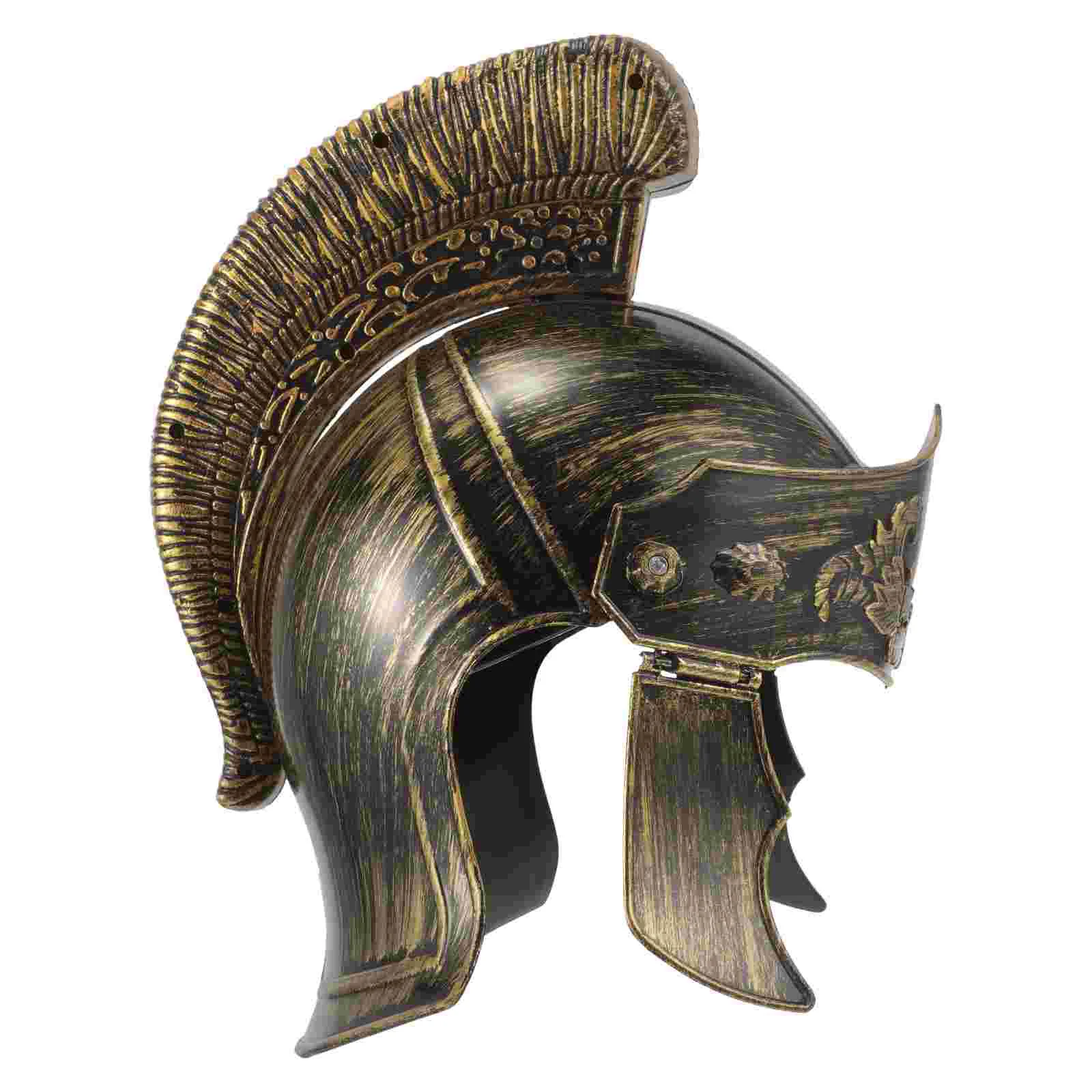 

Roman Soldiers Helmet Ancient Fighter Cosplay Greek Gladiator Costume Headgear Headwear Medieval Prop