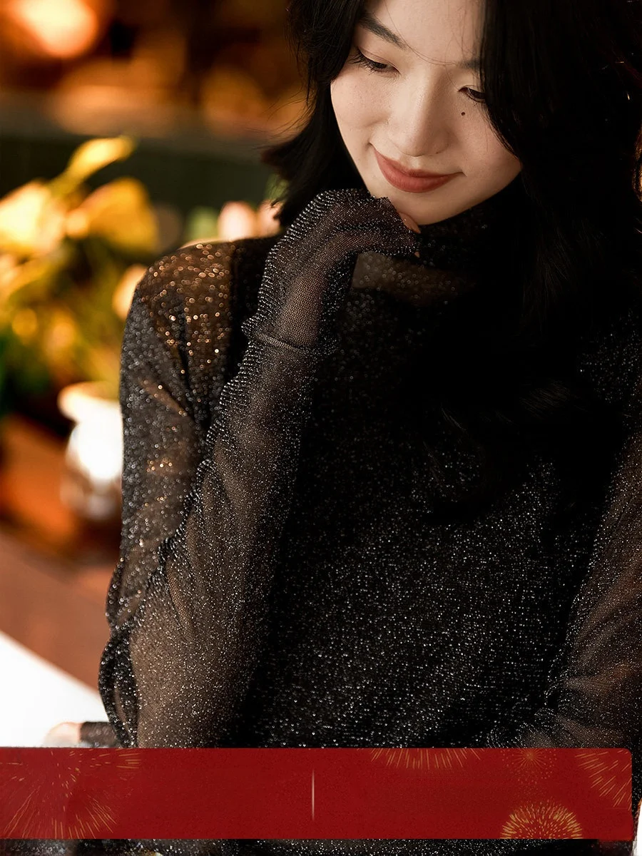 

Glimmering Starlight Waltz Faint Прозрачная плиссированная талия с завышенной талией High-ne Base irt Women's Faion OL Sle