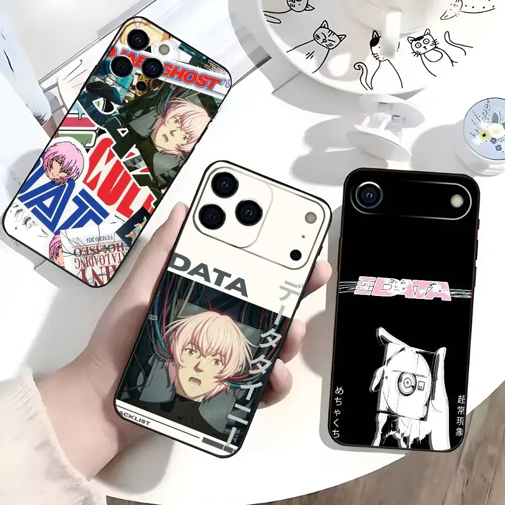 

T-Tainy DATA Singer Phone Case For IPhone 17,16,15,14,13,12,11,Plus,Pro,Max,Plus,XS,soft case Black silicone