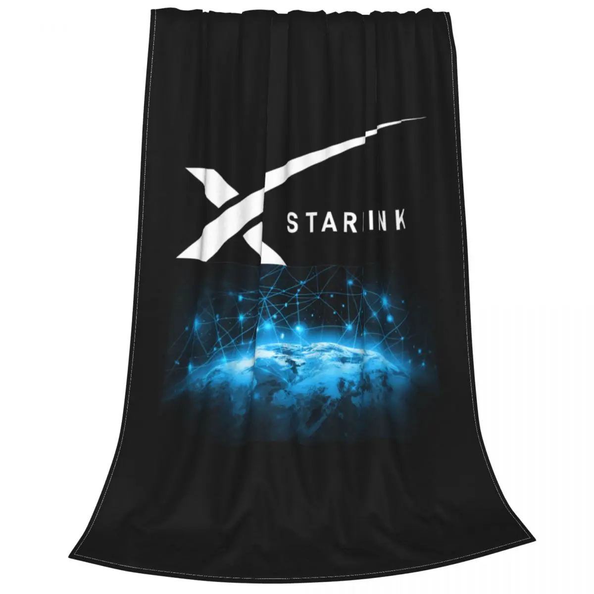 Spacex Starlink Design Ultra-Soft Micro Fleece Blanket Warm Thicken Anti-Pilling Faux Fur Throw