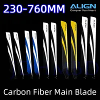 ALIGN T-rex Carbon Fiber Helicopter Main Blade 230/325/360/380/425/470/520/550/600/700mm For ALZRC TAROT SAB RC Helicopter parts