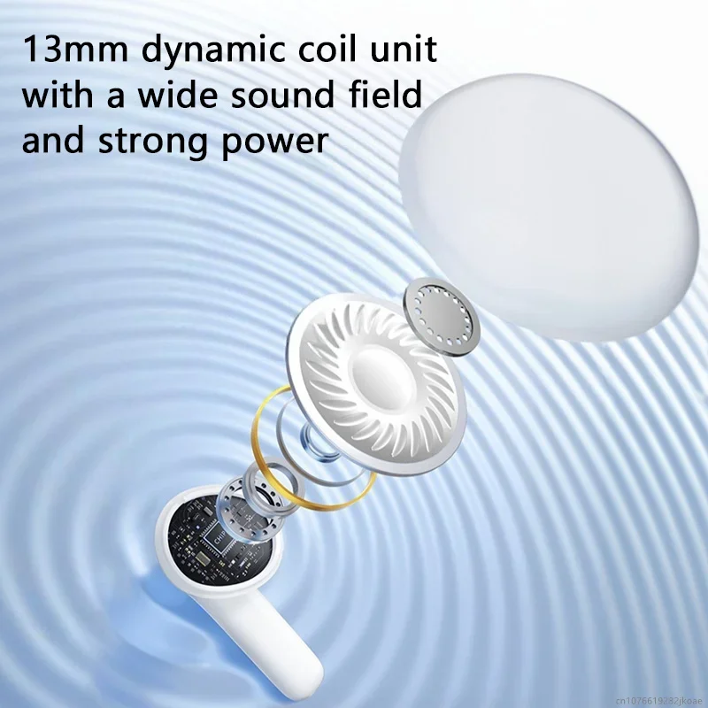 جديد S61 سماعات أذن صغيرة سماعة لاسلكية تعمل بالبلوتوث 5.3 سماعات أذن لعبة الموسيقى الكمون المنخفض سماعات HiFi ستيريو HD ميكروفون دعوة سماعة #6