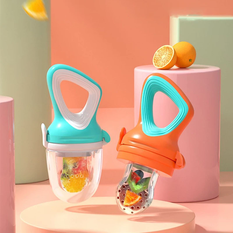 4pcs/1pc Baby Fruit Feeder, Fresh Food Feeder, Kids Feeding Cutlery