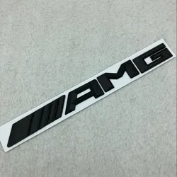 Glossy Black Rear Trunk For AMG Sticker AMG Emblem Sticker For Mercedes-benz CLA CLS GLA GLE GLS GT50 C43 C63 E53 S63 G63 G65