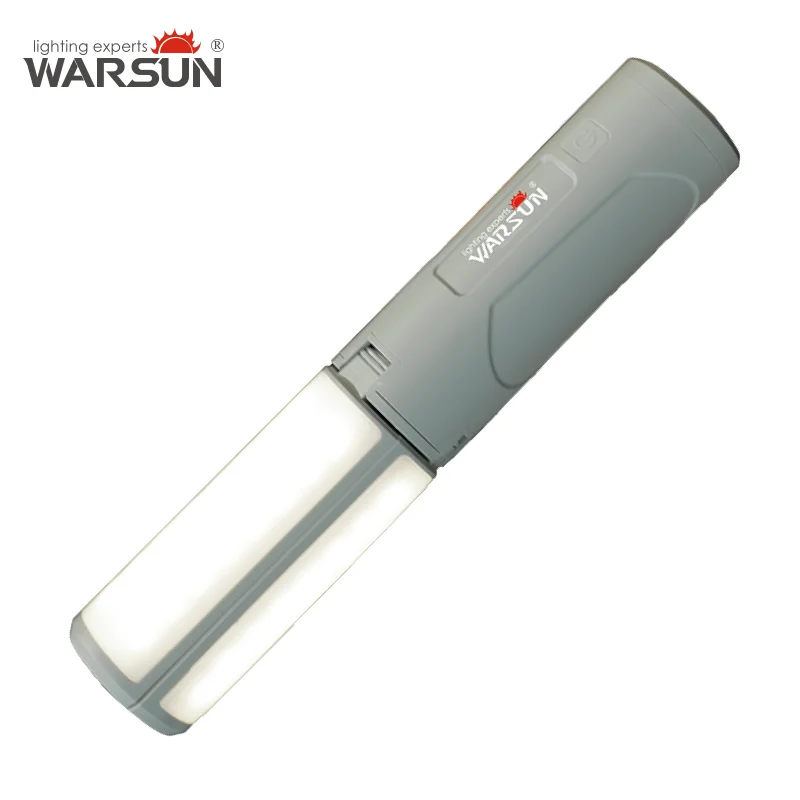 WARSUN LT300 Multi-Function Camping Light - 360° Panoramic Lighting, Rechargeable, IP44 Waterproof, 700LM Brightness