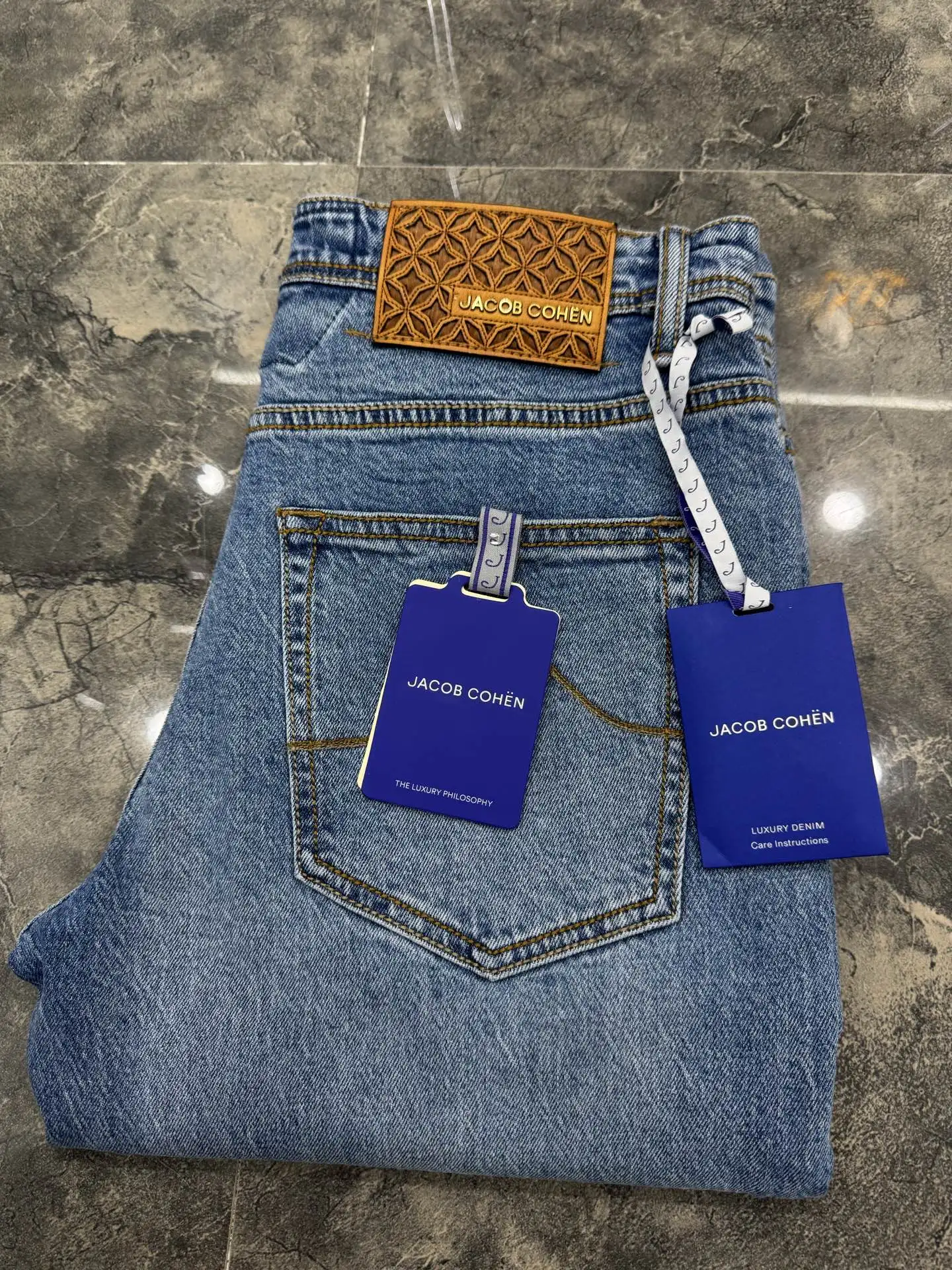 

BLSK CPRT Jeans Thin Cotton Men 2026 Spring Summer new business zipper embroidery comfortable straight Big size 29-40 Pants