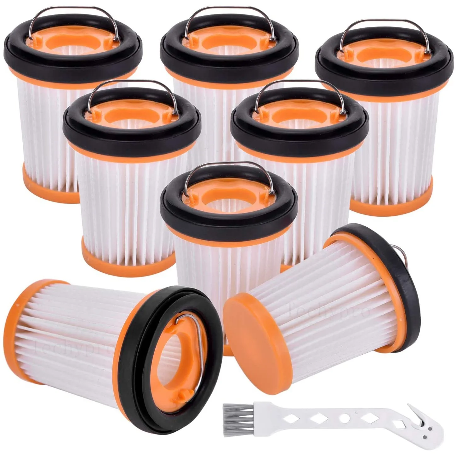 8 Pack Replacement Fabric Vacuum Filter for Shark ION W1 S87 Cordless Handheld Vacuum WV200, WV201, WV205, WV220.