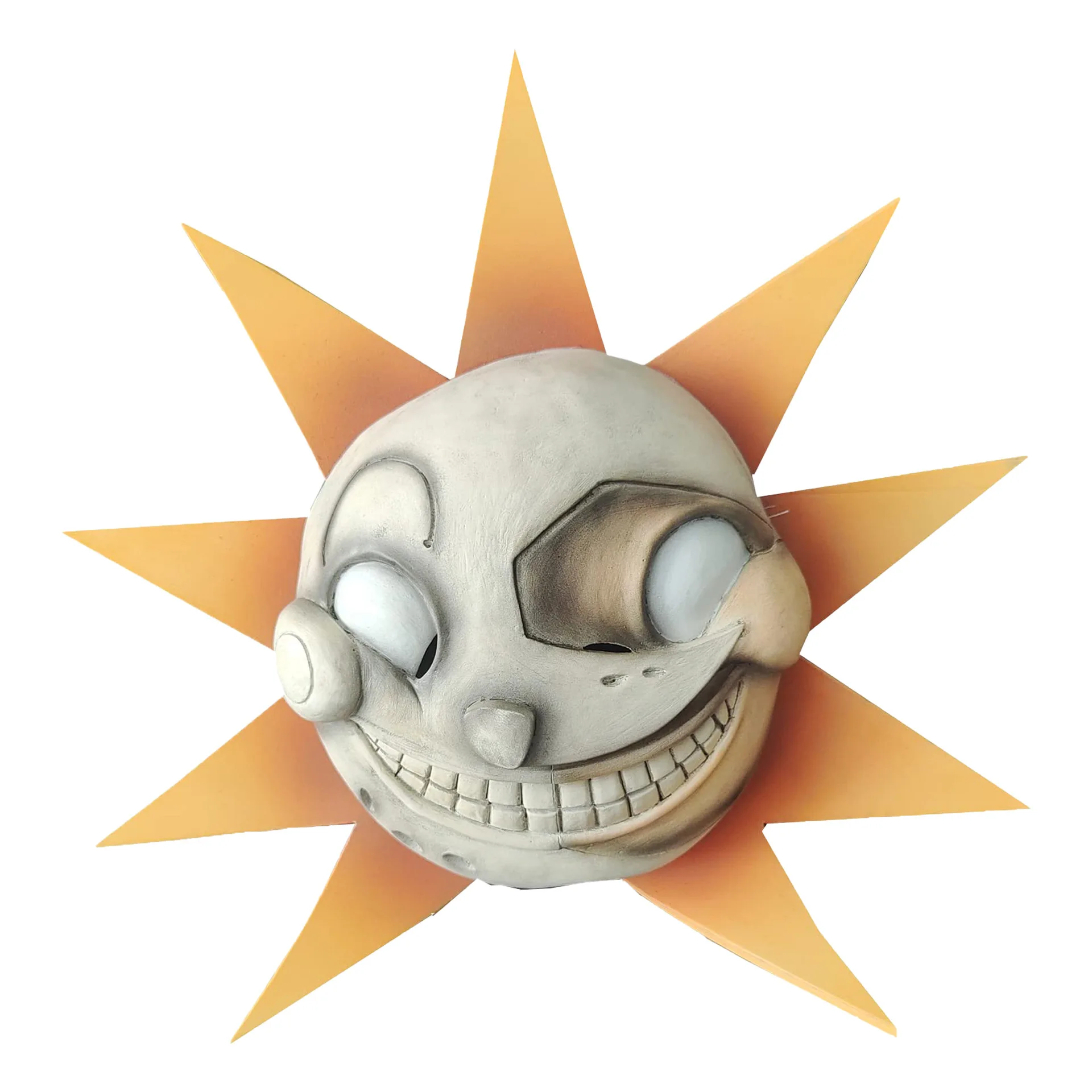 FNAF Sun Moon Clown Mask Half Face Mask Halloween Masquerade Party Cosplay Costume Props Accessories