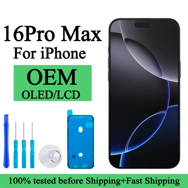 A3296 A3084 A329 A3297 100% Tested Premium Lcd For IPhone 16 Pro Max New Display Touch With 3D Touch Screen Replacement Factory