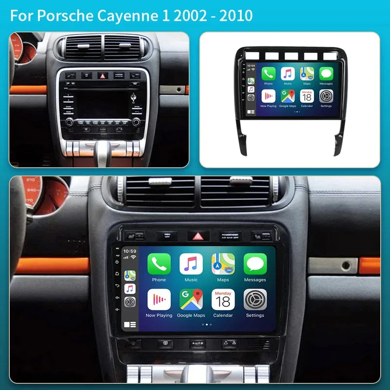 for Porsche Cayenne 957/955 2002 - 2010 HeadUnit GPS Autoradio Carplay BT Android  Car Radio Car Multimedia Video Player WIFI