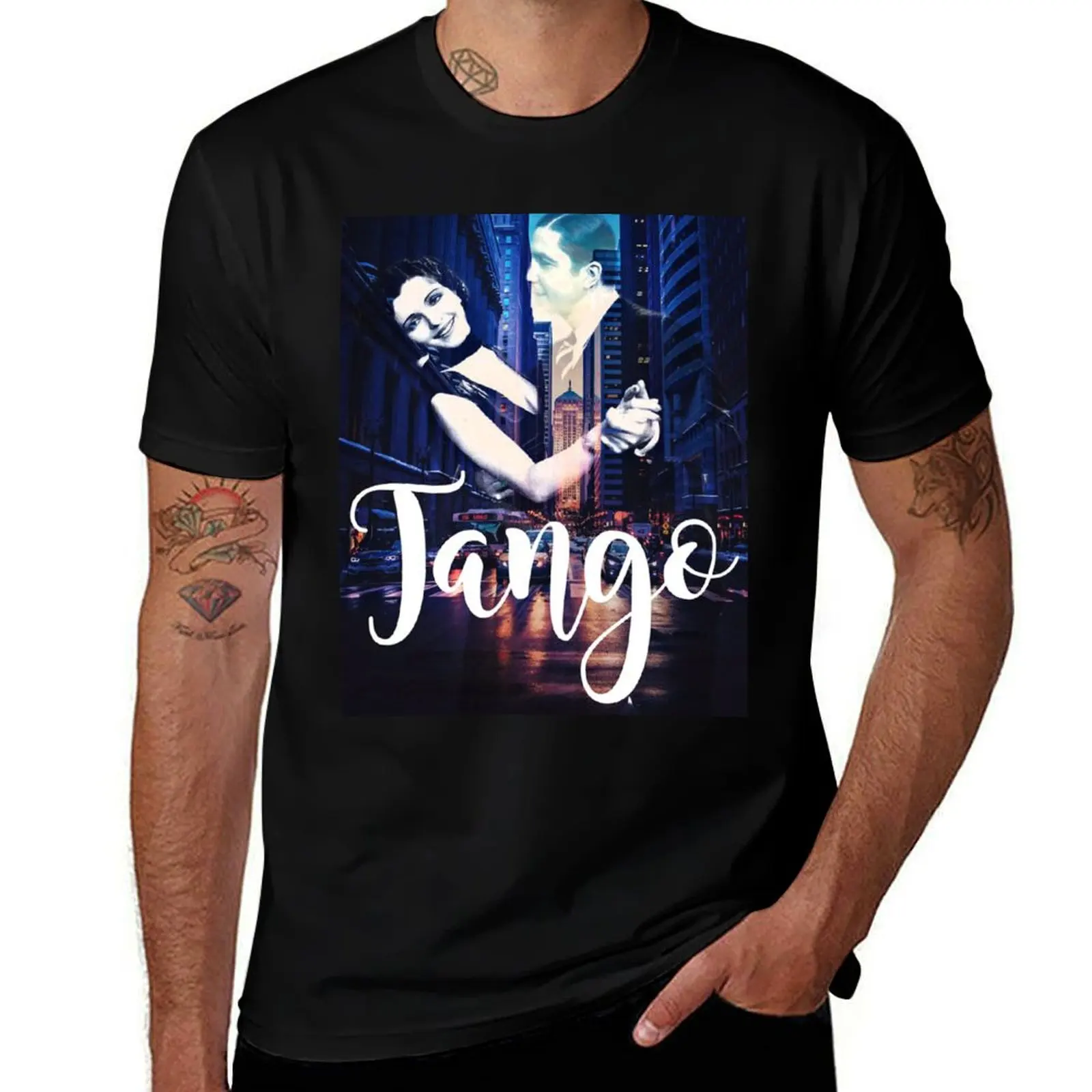 

the 1934 T-Shirt man 1 printed in tshirt man shirts Mona Maris with movie anime t for shirts cotton t Tango Gardel in and City