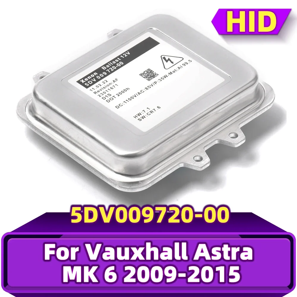 

5DV009720-00 5DV 009 720-00 Car Xenon HID Ballast Control Module D1S For Vauxhall Astra MK 6 2009 2010 2011 2012 2013 2014 2015