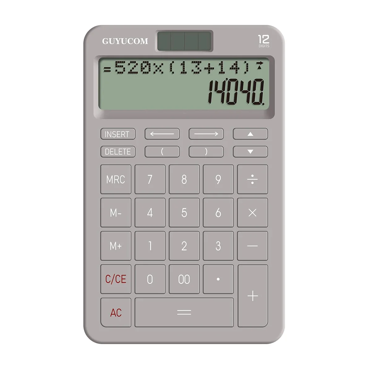 

Calculator with Upgraded History Recording and Track Back Funtion 2-Lined Large Clearly LCD Display 12-Digit Big SensitiveButton