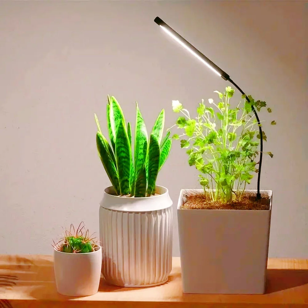 

48 LED Plant Growth Lamp USB Interface Soil Insertion Full Spectrum Plant Light Strip with Timed Dimming Function