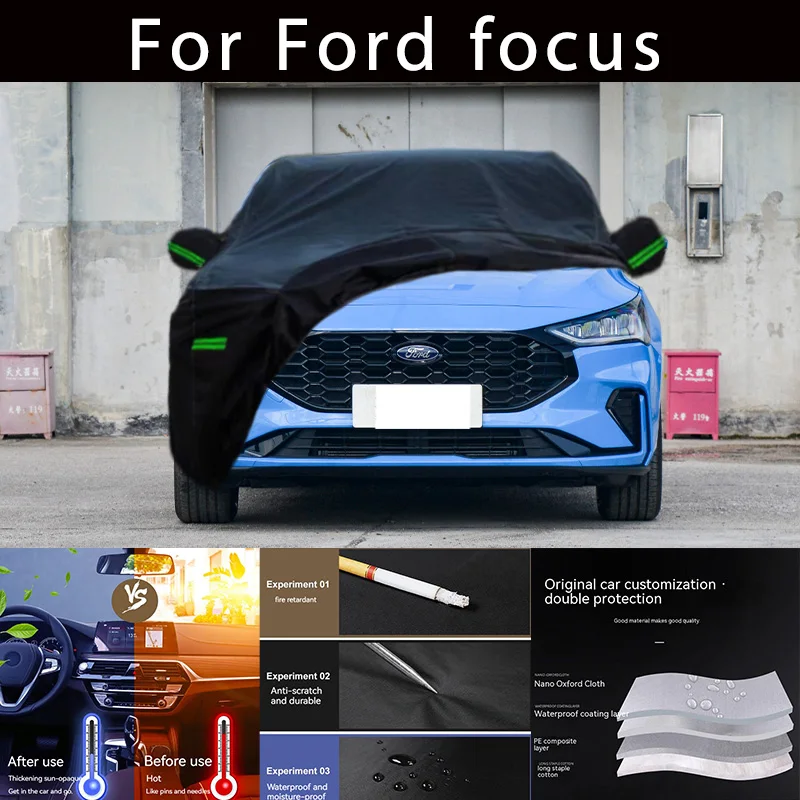 

For Ford focus Outdoor Protection Full Car Covers Snow Cover Sunshade Waterproof Dustproof Exterior Car accessories