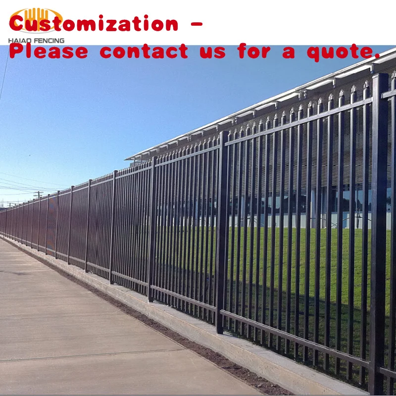 custom.Custom Cheap Powder Coated Decorative Metal Fence Panels Classic 6x8 Outdoor Garden Fencing Aluminium Security Fence