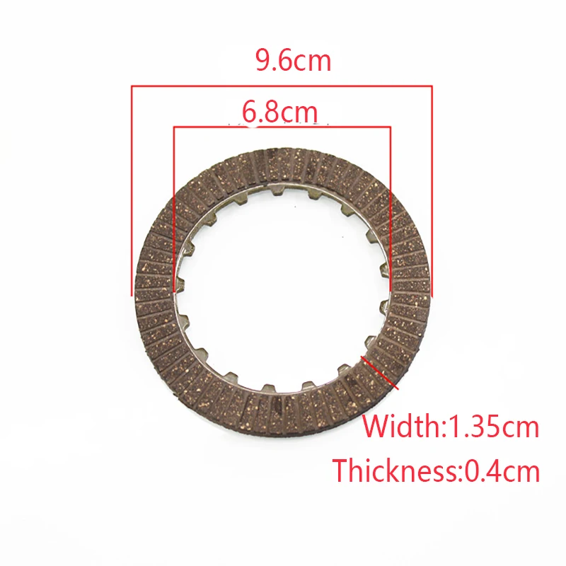 A958 Motorcycle Clutch Friction Disc Friction For JH70 JH90 JD100 DY90 70cc 100cc Dirt Bike Clutch Friction Disc Plate Kit