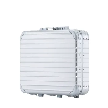 Aluminum-Magnesium Alloy Men's Business Briefcase - Password-Protected Laptop & File Bag