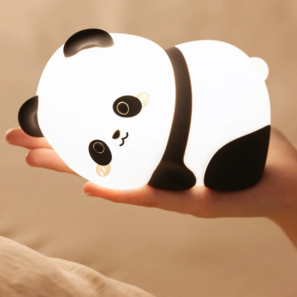 Patinho Recarregável Lâmpada LED para Crianças, USB, Silicone, Squishy, Dormir, Quarto, Desktop Decor, Lâmpada, Holiday Gift