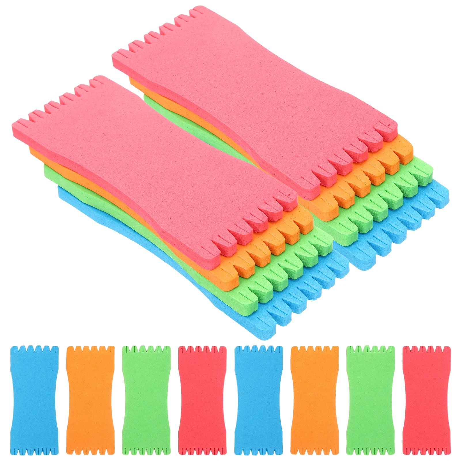 

50pcs Foam Sponge Fishing Line Storage Wire Board Bait Lines Holder Tackle Tools Spool Winders Coiling Reels Organizers