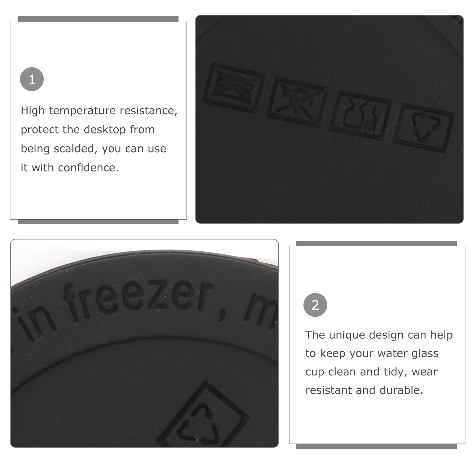 

20Pcs Silicone Pads Anti-Slip Protective Heat-Resistant Tumbler Bottoms for Insulated Cups Home Use Silicone Pads