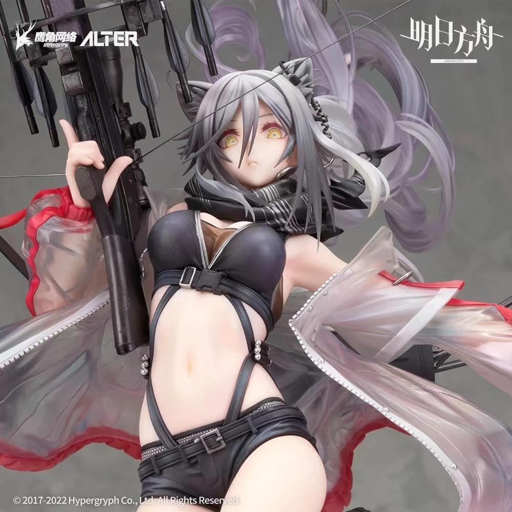 【Presale】Invitation Letter ‌Arknights Game Character Sculpture Schwarz Action Figurals Anime Figurine Statue Figures Cartoon Col