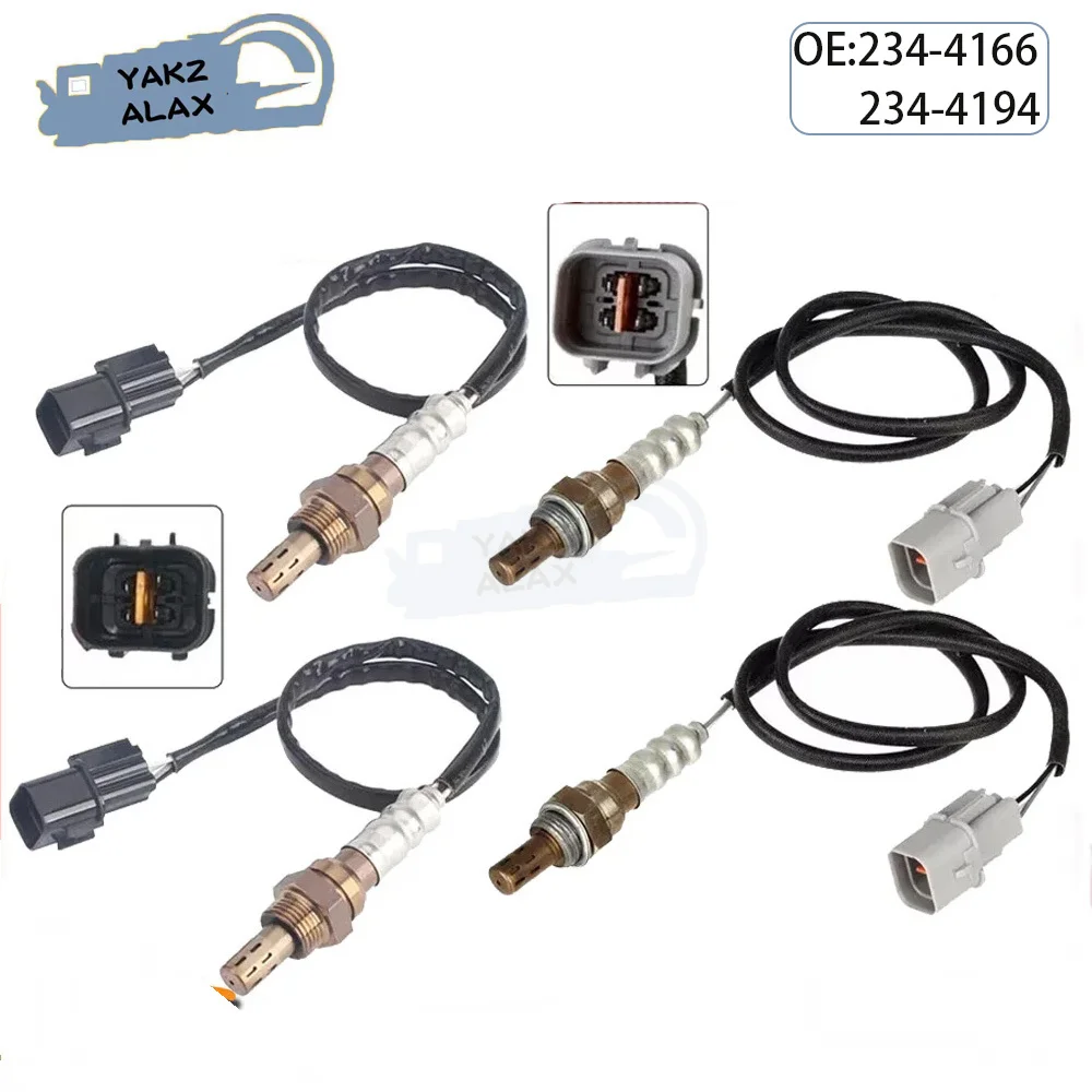 4Pcs Upstream Downstream for Kia Sorento V6 3.5L 2003 2004 2005 2006 Front Sensor 1 2 Lambda Oxygen Sensor 234-4166 234-4194