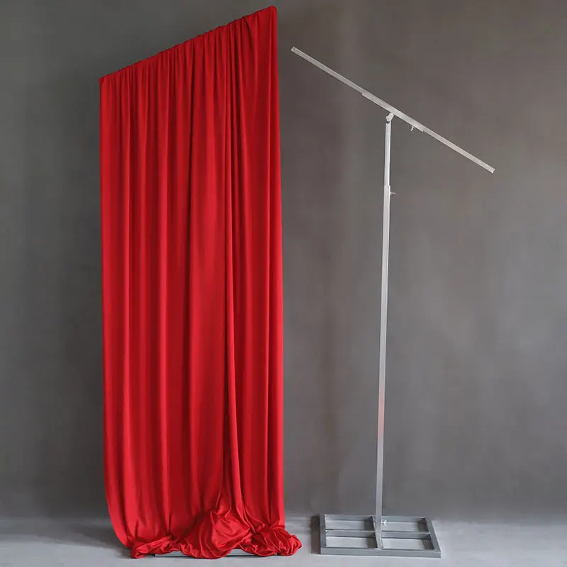 New party wedding cloth mantle bracket inclined wrought iron cloth mantle background rack multi-functional special shelf