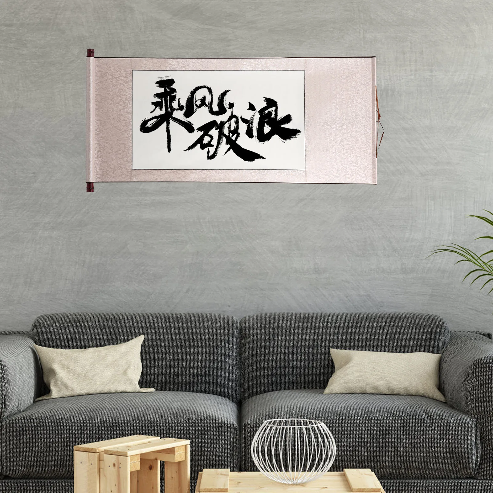 

2Pcs Portable Calligraphy Practice Paper Multi-Function Blank Scroll for Writing Art Wall Mounting Drawing Scrolls