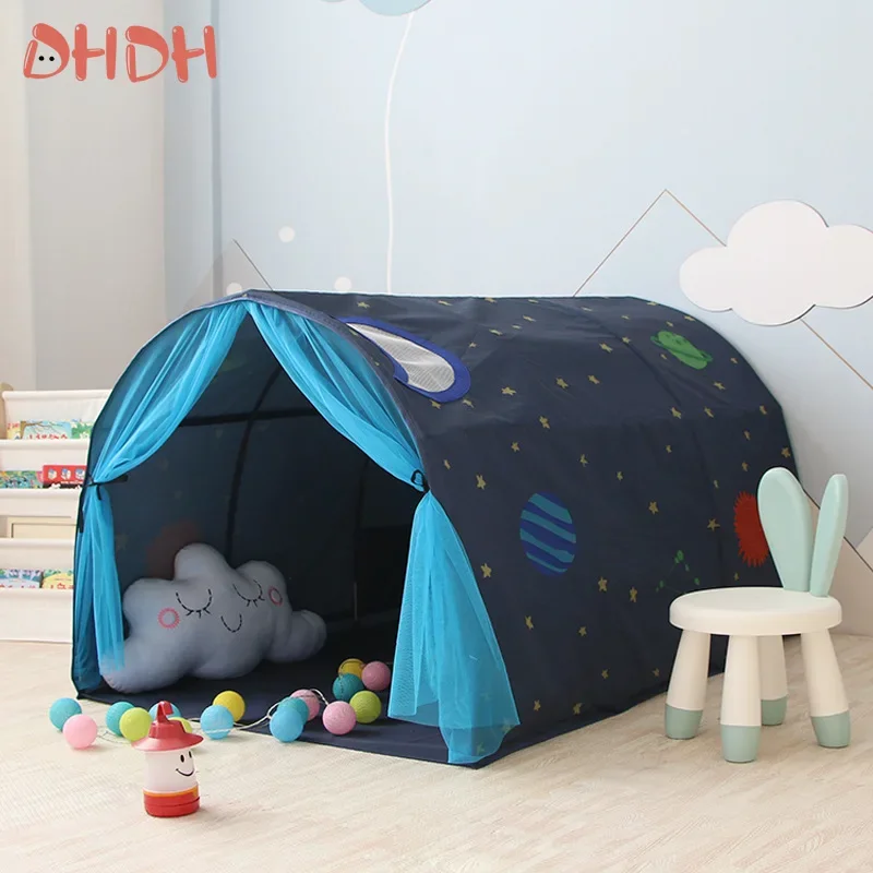 Tienda de campaña para niños, casa de Castillo de princesa, sala de juegos, Wigwam de dibujos animados para niños, casa de juegos fácil de montar, tiendas de campaña de juguete, regalos