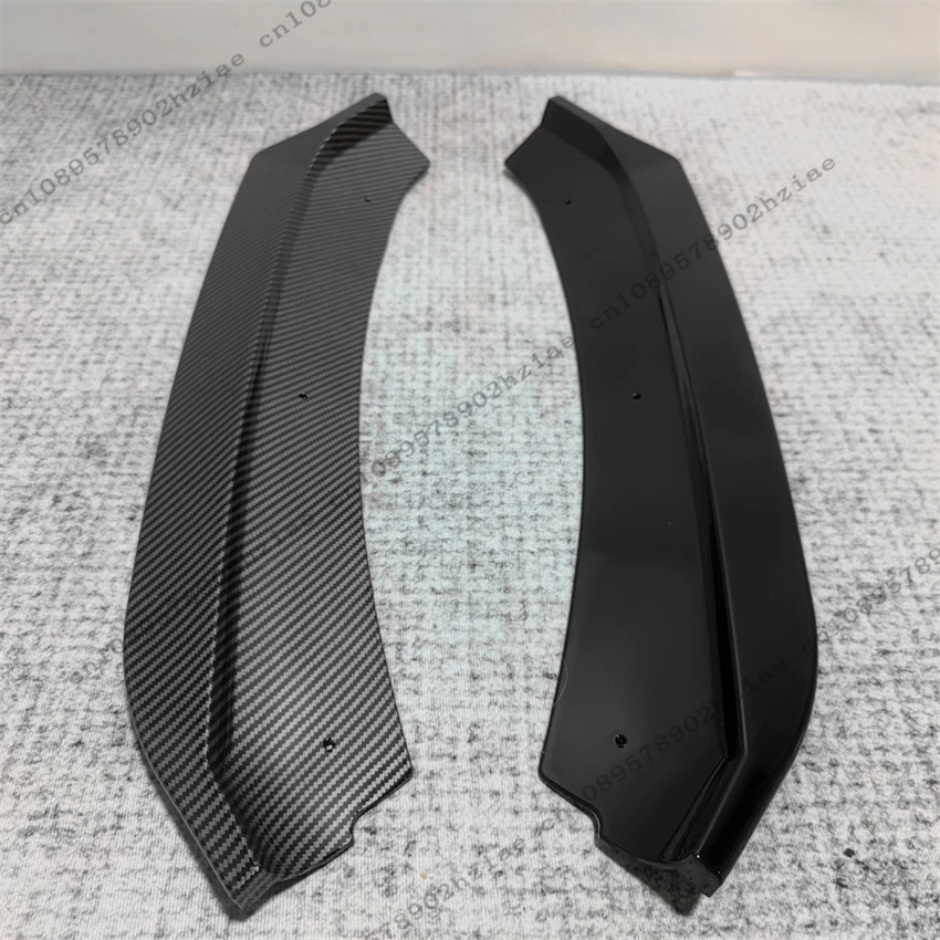 Gloss Black Front Bumper Lip Spoiler For Seat Leon MK3 MK3.5 2012-2019 ABS Spoiler Lip Diffuser Cover Tuning Custom Accessories